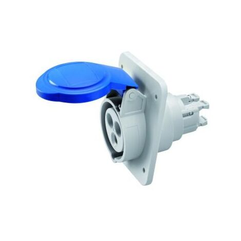 SOCLE PRISE 10°HP IP44 2P+T 16A 230V 6H GEWISS GW62205FH