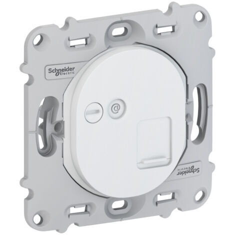 OVALIS RJ45 CAT 5 UTP POUR TÉLÉPHONE SANS PLAQUE SCHNEIDER S261471 (1/3)