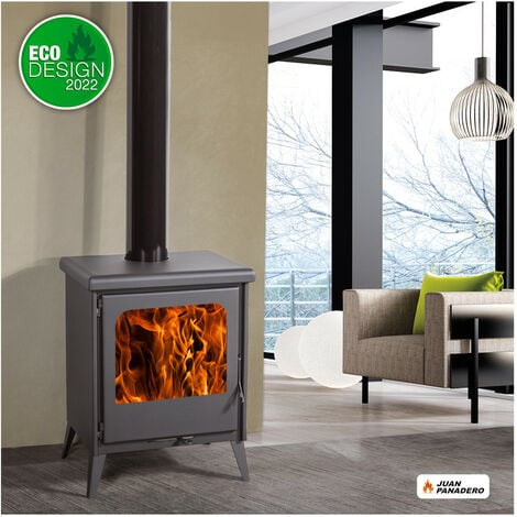 STUFA A LEGNA ECO DESIGN VENETO 8 KW PREMIUM JUAN PANADERO