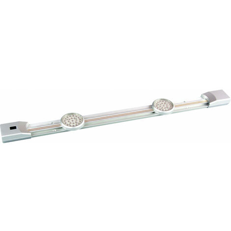 Réglette LED 2 spots à détecteur de mouvement - 5,4W - Dio
