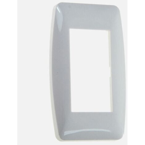 Plaque polycarbonate - 1/2 poste - Blanche - ESPRIT Blanc (1/2)