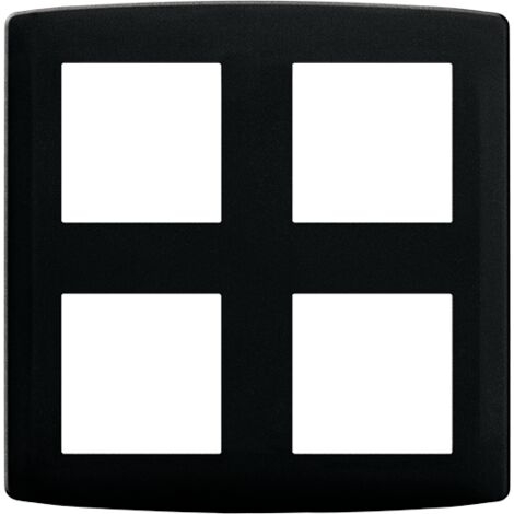 Plaque de finition polycarbonate - 2x2 postes - ESPRIT Couleur Anthracite