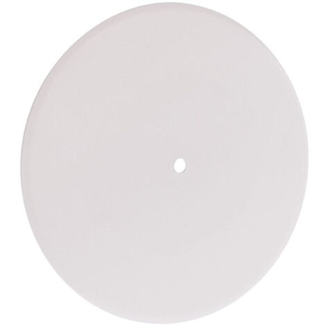 Eur Ohm – Couvercle de finition non DCL pour boîte de centre – Ø130mm – Épaisseur 3mm – Trou central Ø6mm pour fixation par vis – IP20 IK04