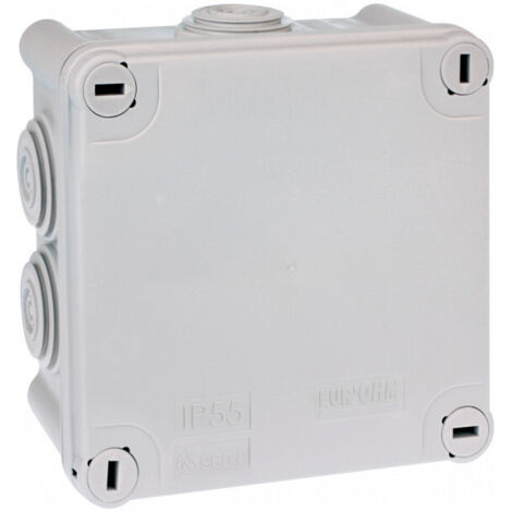 Boite IP55 105X105X55 1/4T - 960° (etiq.uni.) EUR'OHM 5000400 (1/2)