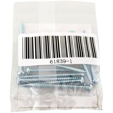Eur Ohm – Lot de 10 vis longues 40mm – Acier inoxydable – Pour bois dur et béton – Vissage rapide en série (1/2)