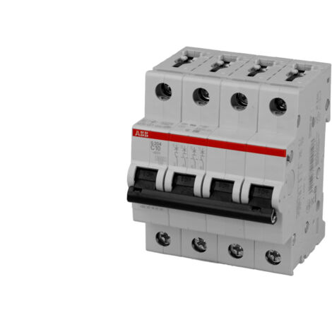 ABB – Disjoncteur tripolaire 63A 6kA Type C – 4 pôles – Raccordement à vis – Tension 400VAC – Conforme EN 60891-1 - ABB 4 P (1/5)