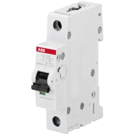 Disjoncteur S201 1P 1A Courbe Z Raccordement à vis - 10KA (1Module) 2CDS251001R0218 ABB 353102
