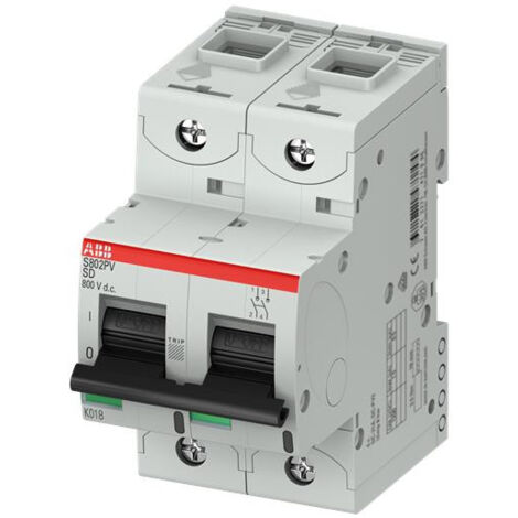 Interrupteur Photovoltaique 2 pôles 32A S802PV-Sd32 2CCF019635R0001 ABB G147195 (1/2)