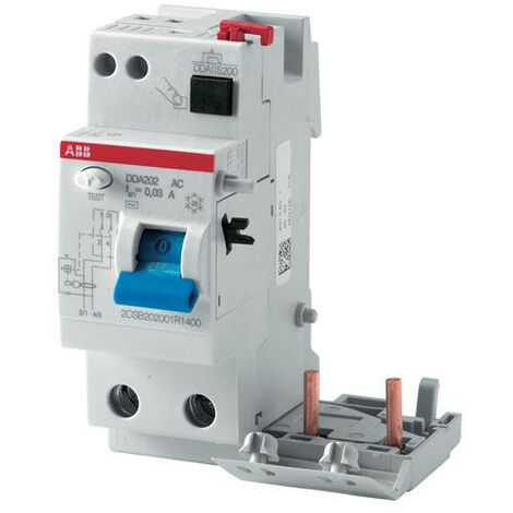 Bloc Dif. (DDA202) 2P 63A 1000mA Selectif (Pour S200) 2CSB202201R5630 ABB 450365 (1/2)