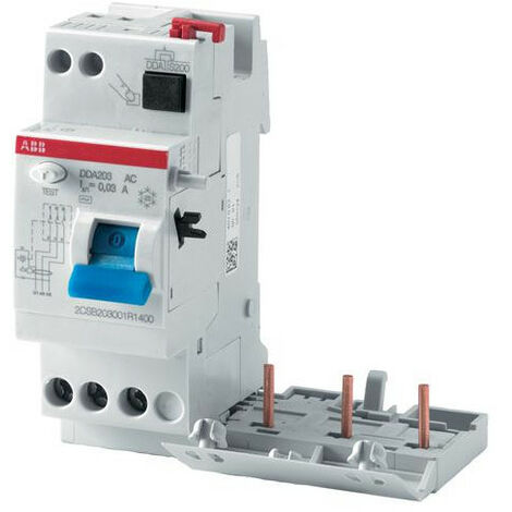 Bloc Dif. (DDA203) 3P 25A 30mA Immunisé (Pour S200) 2CSB203401R1250 ABB 451541 (1/4)