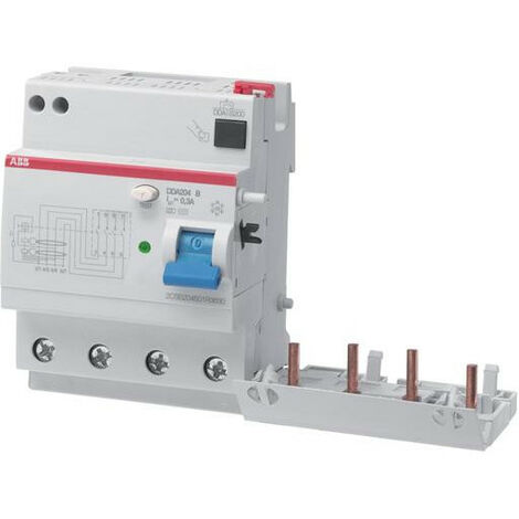 Bloc Dif. (DDA204) 4P 25A 30mA Type B Apr (Pour S200) 2CSB204592R1250 ABB 452366 (1/4)