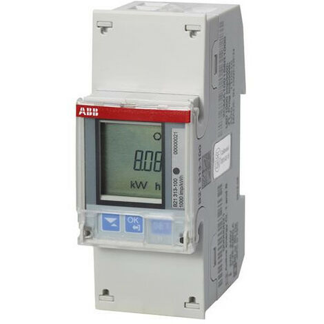 Compteur B21 Monophase Mbus Mesure Directe 65A Silver Mid 2CMA100156R1000 ABB 832133 (1/2)