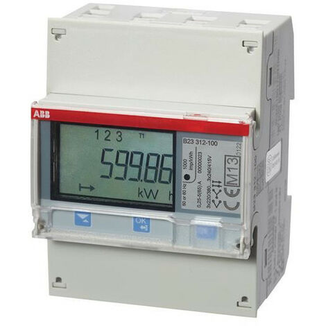 ABB-ENTRELEC EQ-METERS - MINUTERIE ENERGIA EQ B23 312 - 100 (1/2)