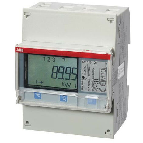 ABB STOTZ S & J ABB STOTZ COMPTEUR D'ÉNERGIE M DE BUS B23 113100 2CMA100165R1000 (1/2)