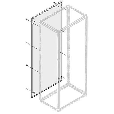 Habillage de fond IP30/40 H 1800mm L 600mm (x1) 1STQ007611A0000 ABB PPEB1860 (1/2)