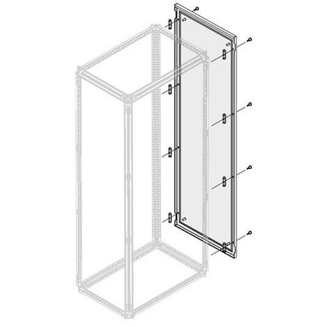Panneau latéral plein IP65 H 1800mm P 900mm (x1) 1STQ007584A0000 ABB PPEB1896 (1/2)