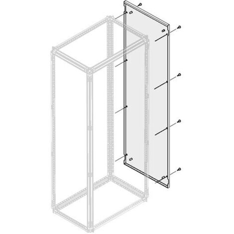 Panneau latéral plein IP30/40 H 2000mm P 500mm (x1) 1STQ007621A0000 ABB PPEB2050 (1/2)