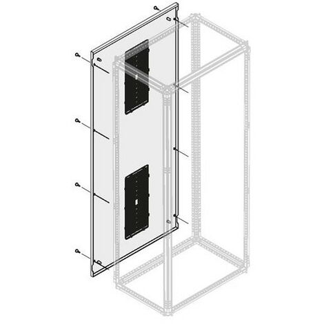 Habillage de fond Ventille IP30 Gauche H 2000mm L 625mm (x1) 1STQ007650A0000 ABB PPLA2020 (1/2)
