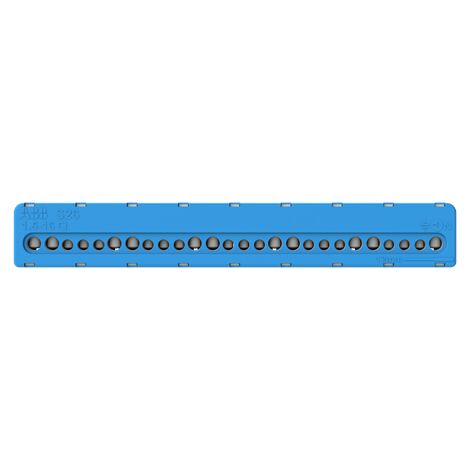 Abb ZK82G - Bornier Terre Mistral - 8x4mm≤ + 2x25mm≤ - Rapide et à Vis - 1S