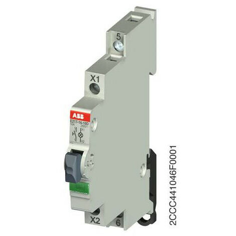 Bouton Poussoir lumineux 1O Vert 115-250V AC E217-16-01D 2CCA703252R0001 ABB 703252 (1/2)