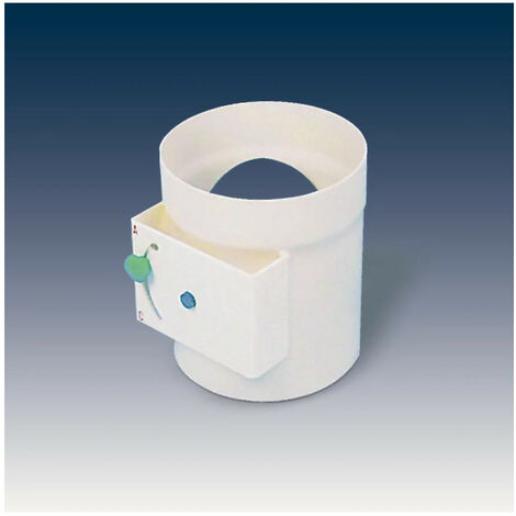 Registre manuel D 250 mm pour ventilateur centrifuge polypropylène CMP S&P (UNELVENT) 970717 (1/2)