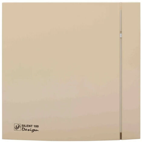Aérateur design, 85 m3/h, façade ivory Swarovski, clapet anti-retour, D 100 mm S&P (UNELVENT) 403490 (1/3)