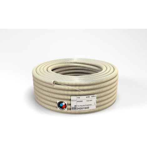 Gaine TIIB Anti-Uv Ivoire D.25mm/100m COURANT 24201940 (1/3)