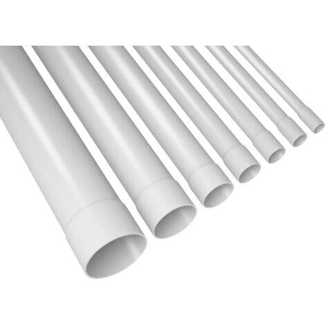 Tube IRL Tulipé D.32mm – Longueur 2m – PVC rigide lisse non propagateur de flamme – Certification NF IK07 – Courant