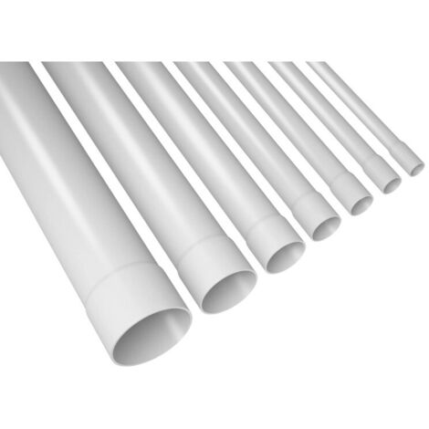 Tube IRL Tulipe gris 50/3 – Tube rigide en PVC – Protection fils électriques – Non propagateur de la flamme – Certification NF – Courant