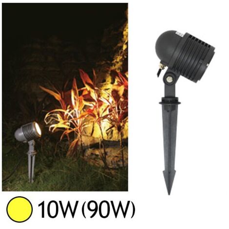 Projecteur piquet Massif Primavere Led 10 Watts 3000K Anthracite IP65 MIIDEX VISION-EL 7028