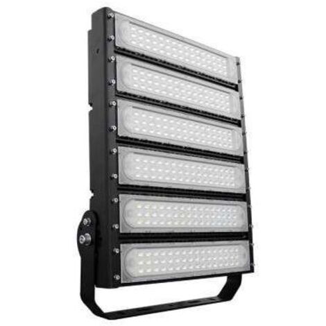 Projecteur LED Extérieur LUMOS HP - 600W Plat Miidex Lighting® blanc-neutre-4000k - anthracite (1/5)