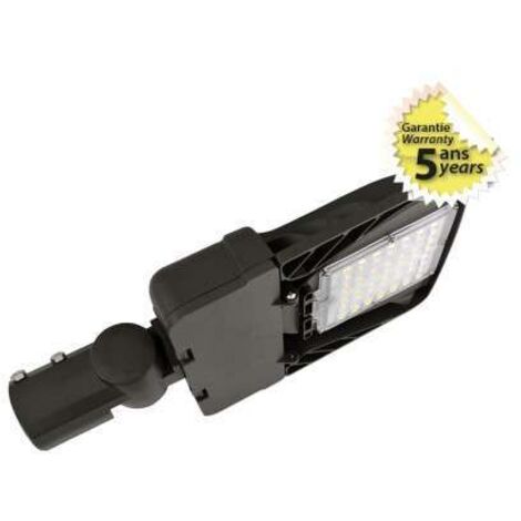 Tete de Lampadaire Dimmable AC220/240V 100W 11000lm 45°/150° Etanche IP65 IK08 330x292mm - Blanc Chaud 2700K (1/3)
