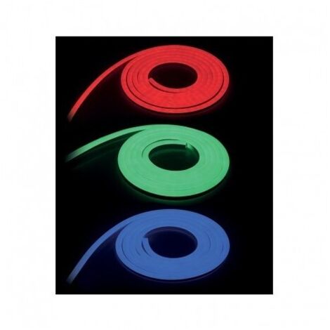 BOBINE NEON FLEX LED 3M 8W/M IP65 22 X 11MM RGB + ALIM MIIDEX VISION-EL 7498241 (1/4)