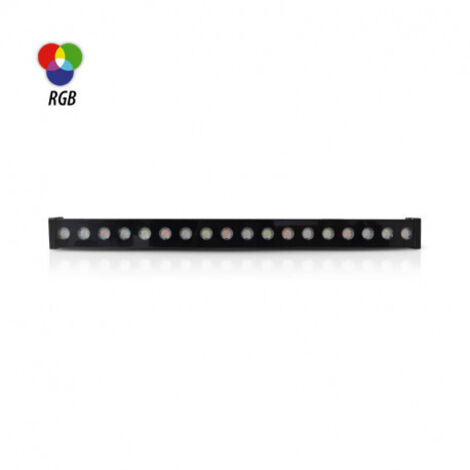Wall Washer LED Dimmable Orientable 180° DC24V 36W 15° 1010x44mm Etanche IP65 IK07 - RGB (1/5)