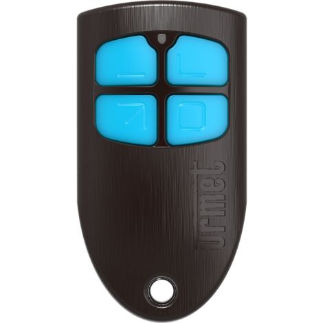 Télécommande 4 boutons bi-technologie 433 MHz + 13,56 MHz URMET MEMOBIP4B433 (1/2)