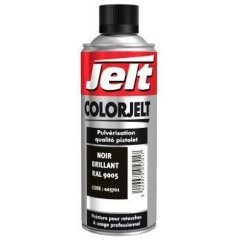 Peinture de retouche Colorjelt noir brillant 5701 – Finition brillante – 520 ml – Résistance aux rayures et aux UV – Multi-supports (1/5)