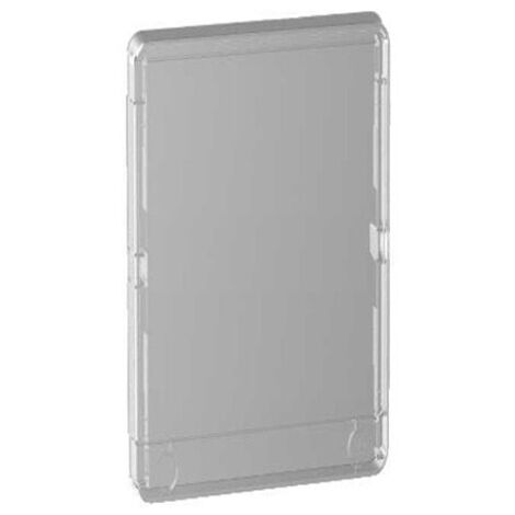 Schneider Electric – Porte transparente pour coffret électrique Resi9 13 modules – 4 rangées – Dimensions L 247 x H 620.5 mm – Degré de protection IP40 - R9H13428