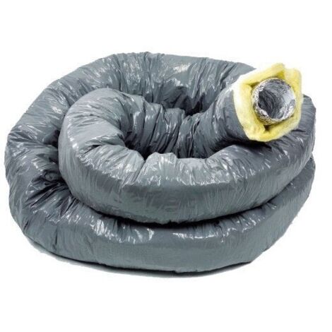Unelvent – Gaine VMC isolée Ø80mm 6 mètres – Isolation thermique 50mm – Réduction bruit ventilation – Installation rapide pour professionnels (1/5)