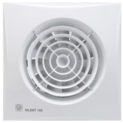 Unelvent – Aérateur silencieux 100 mm 95 m³/h 8 W – Design ultra-plat pour espaces confinés – 402884
