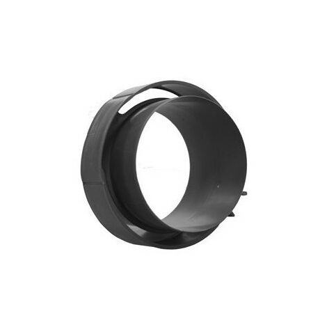 Manchon raccord femelle pour conduit gpr iso 150 polyethylene, epaisseur 1,5 cm acier galvanisé (1/2)