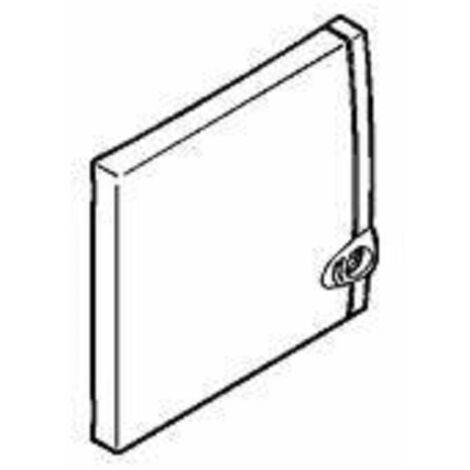 Porte IP40 IK07 pour coffret capacité mini 8 à 9 modules blanc RAL9010 (001328)