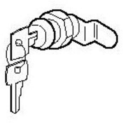 Serrure n. 405 pour porte isolante pour bac étroit GTL (005599)