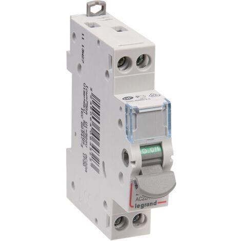 Legrand – Disjoncteur bipolaire 400V 32A – Courbe de déclenchement AC 22A – Montage sur rail symétrique EN 60715 – Contacts à double coupure (1/5)