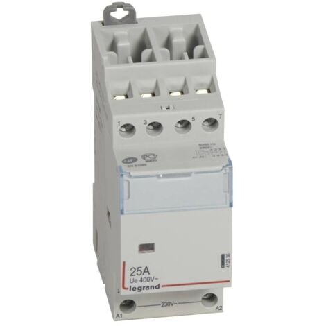 CX3 CONTACTEUR DE PUISSANCE 230V 4O 25A LEGRAND 412536