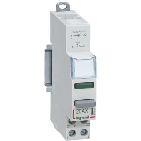 Interrupteur bistable modulaire avec lampe LED 1Z 20A 12/48V AC/DC LP441 412912