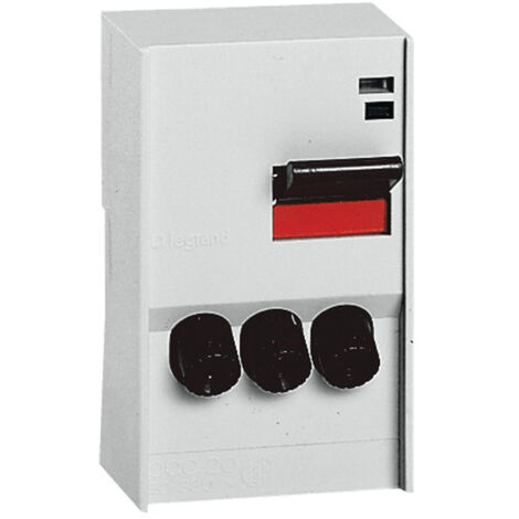 Combiné Pac à cartouches Pac saillie 20A 3 Pôles gris clair LEGRAND 046164