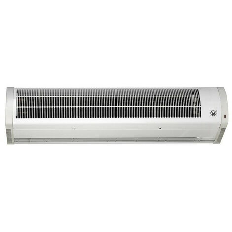 Rideau d'air chaud fixation murale ou suspendue long 1080mm 3 vitesses 3,6kW S&P 678641 (1/2)
