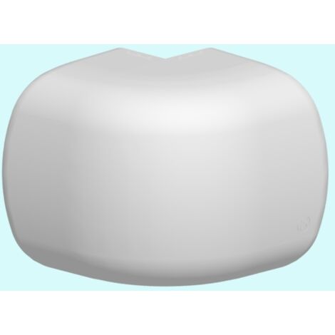angle extérieur - pour goulotte de climatisation - 90 x 60 mm - blanc - iboco 06821