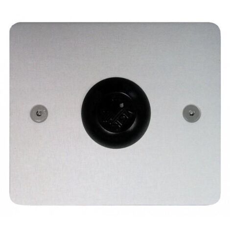 boitier encastré - alu - 110 x 130 mm - p/cc - urmet 10050/a