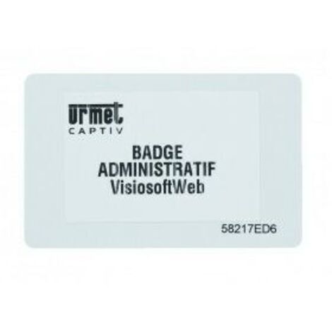 Carte administrative VISIOSOFTWEB URMET PROX/WEB (1/4)